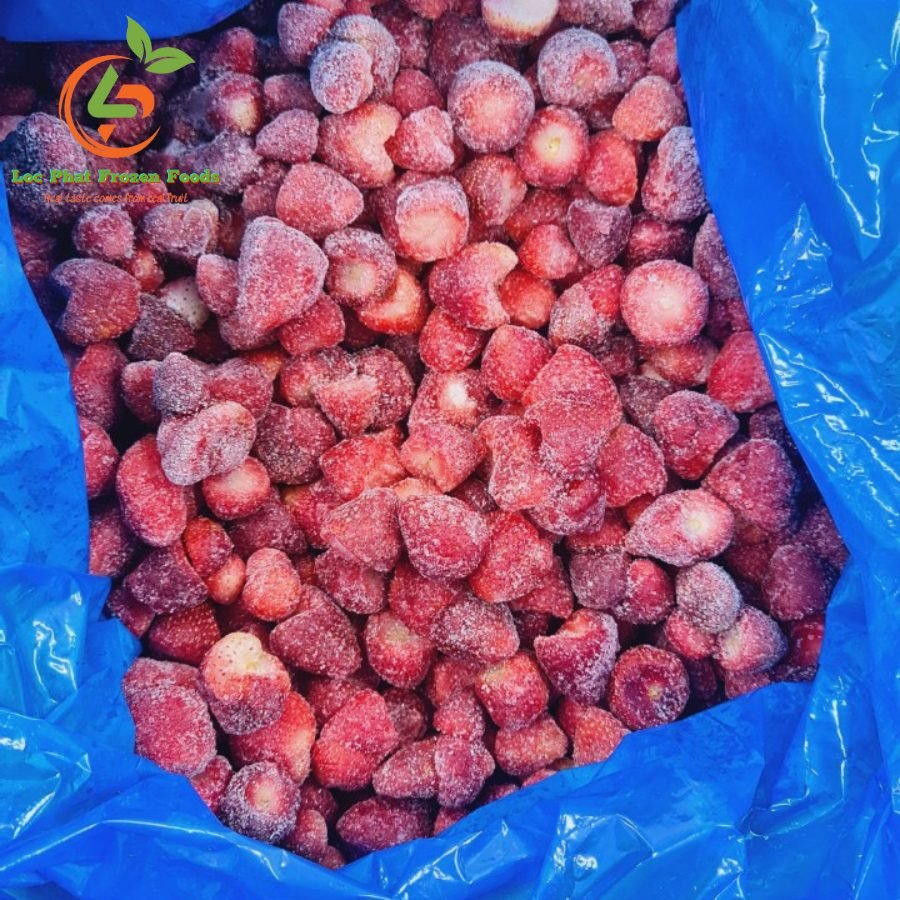 Dâu tây Mộc Châu đông lạnh định lượng 100gr dau tay moc chau dong lanh 3
